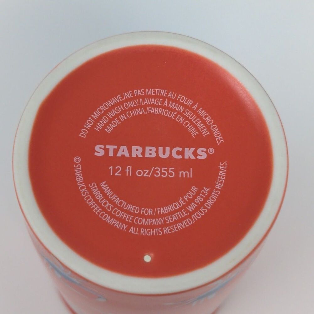 12-Oz Starbucks Collectible Maryland MD Crab Ceramic Coffee Tall Travel Mug Cup - Picture 6 of 7